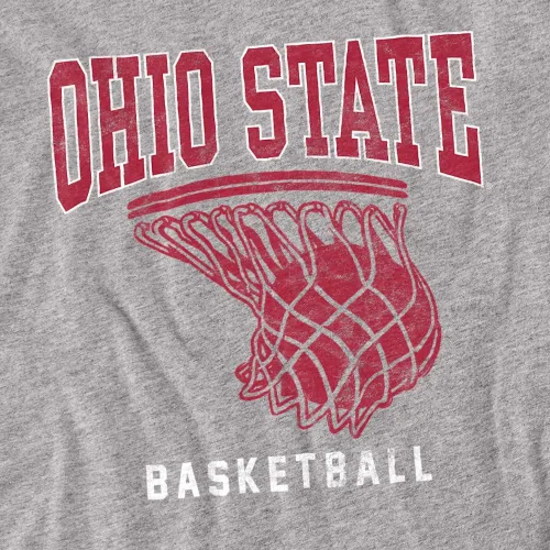 Vista 3 de The Ohio State University - Camiseta oficial de baloncesto unisex para adultos