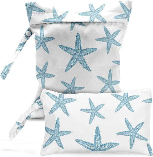 Vista 8 de Bolsa húmeda, bolsa húmeda para traje de baño, viajes, playa, piscina, pañales, ropa sucia de yoga, gimnasio, artículos de tocador, bolsa