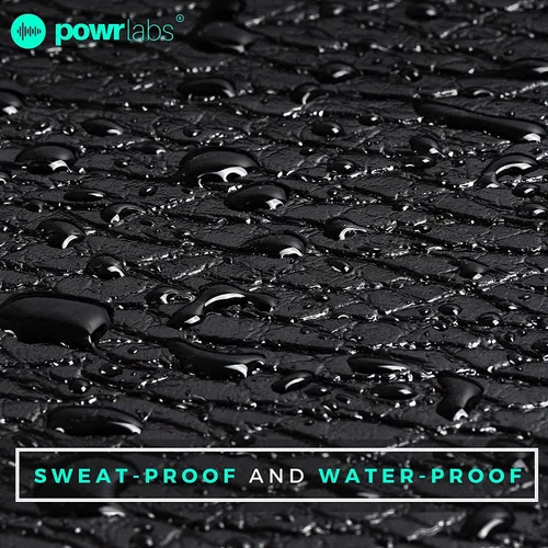 Vista 5 de Powr Labs Alfombrilla de bicicleta compatible con Peloton, cinta de correr, equipo de ejercicio, elíptica, almohadilla para caminar, entrenadores