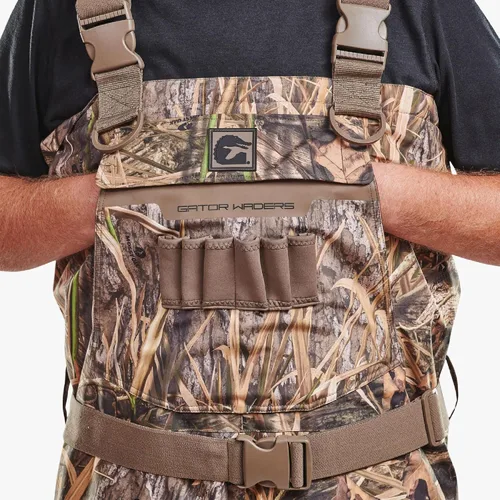 Vista 28 de Gator Waders Realtree Max 5 - Vadeadores de caza transpirables aislados para hombre