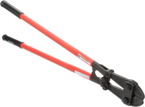 Vista 2 de RIDGID 14228 Modelo S30 - Cortador de pernos resistente con cómodos agarres y mordazas de acero aleado 14228, 31 pulgadas, rojo