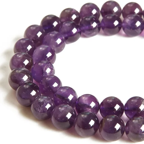 Vista 11 de 60 piezas de cuentas de turquesa africana natural de 6 mm, cuentas de piedras preciosas naturales, cuentas sueltas redondas para hacer joyas