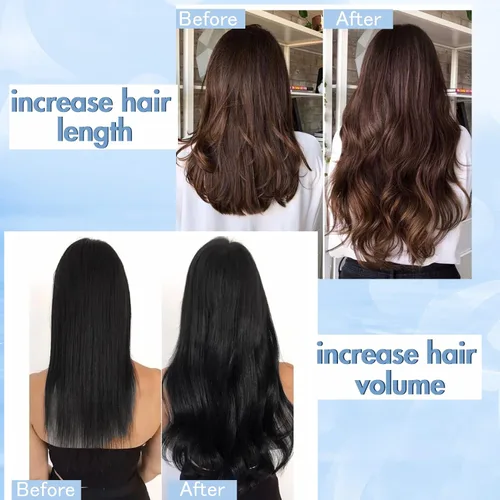 Vista 7 de Neitsi Extensiones de cabello humano con punta en U, 12 pulgadas, extensiones de cabello humano real natural con punta de queratina, extensiones