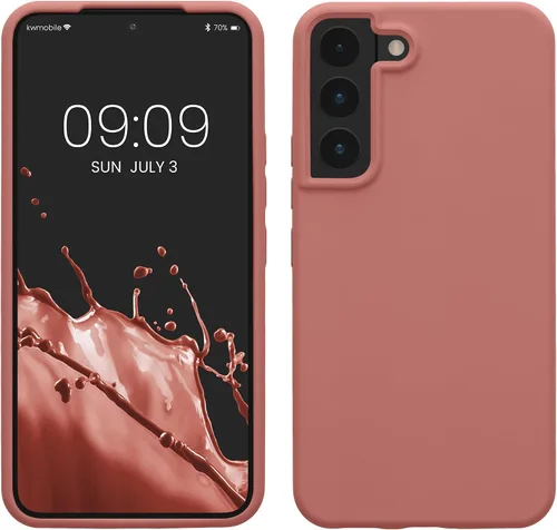 Vista 274 de kwmobile Funda compatible con Samsung Galaxy S9 - Funda de silicona TPU con acabado suave - Blue Reef