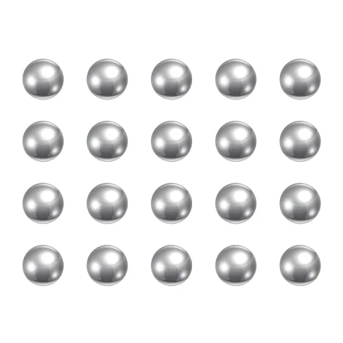 Vista 8 de uxcell 30 bolas de rodamiento de acero cromado de 0.079 in de precisión G5