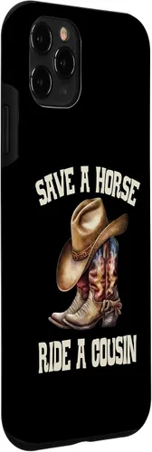 Vista 3 de Funda para iPhone 11 Pro Save A Horse Ride A Cousin All Trash No Trailer Trash Y'all