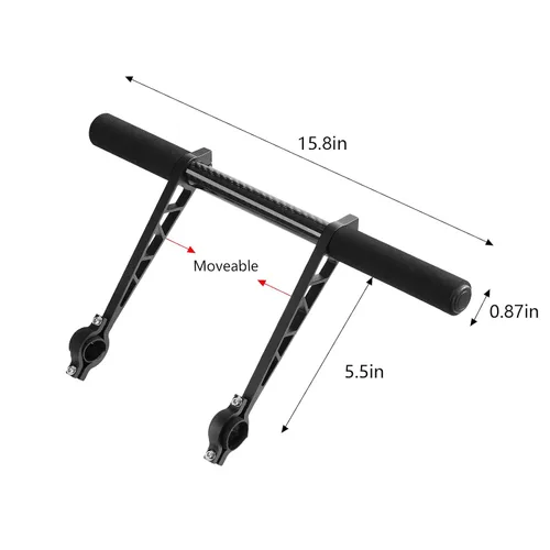 Vista 5 de Barra de extensión de mango de paseo, camina con comodidad con nuestro extensor universal de mango de cochecito. Se adapta a todo