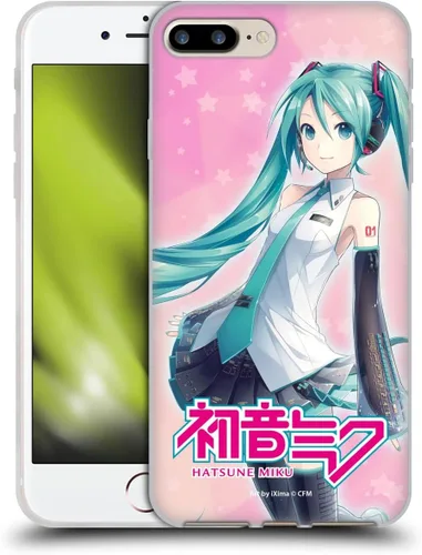 Vista 34 de Head Case Designs Licencia Oficial Hatsune Miku Gráficos Lindos Carcasa de Gel [Protección de Grado Militar] Compatible con Apple iPhone 7