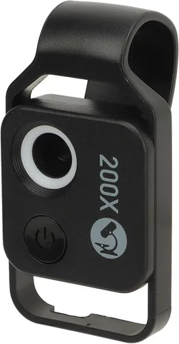 Vista 3 de 200X HD Teléfono Mini Microscopio de Bolsillo Portátil Digital Microscopio Cámara con Lente CPL para Enseñar Experimento Construido en Batería