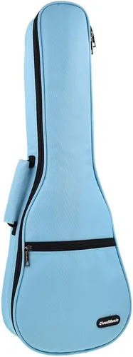 Vista 19 de CLOUDMUSIC Estuche para ukelele Bolsa de concierto Mochila acolchada para soprano 21 pulgadas (Soprano, Negro) Padded, Backpack
