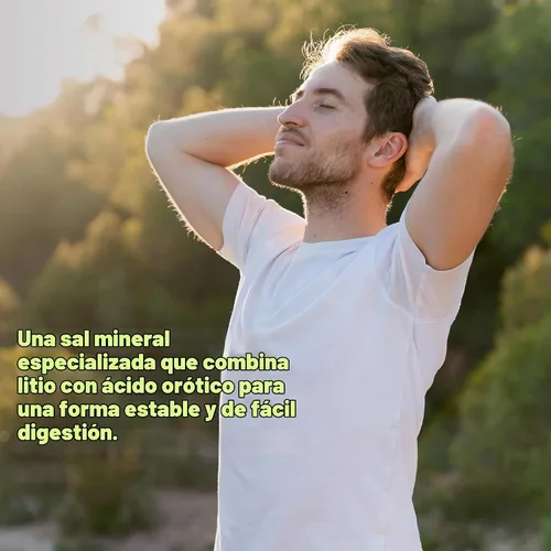 Vista 4 de Orotato de litio de 5 mg, 240 cápsulas – Suplementos de litio altamente biodisponibles y estables – Sal mineral de fácil absorción en forma suave