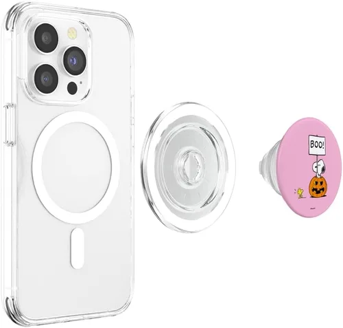 Vista 4 de Peanuts - ¡Snoopy Boo! PopSockets MagSafe PopGrip para iPhone