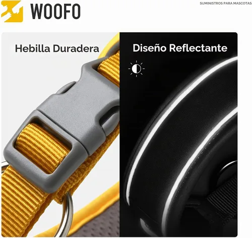 Vista 5 de Collar Premium para Perros Súper Ajustable para Todas las Razas, Hebilla de Liberación Rápida Acolchado Extra Suave y Ensanchado y Diseño