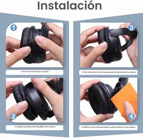 Vista 6 de Almohadillas de repuesto para auriculares JBL Tune 510BT/520BT/570BT/660NC