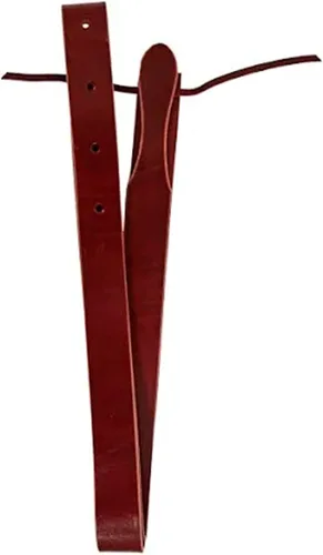 Vista 6 de Reinsman Circle Y Latigo Tie Strap Durable Adjustable Western Leather Equine Saddle Cinch Tie Strap with Holes Ranch Riding & Training Horses