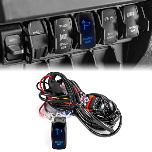 Vista 13 de WeiSen - Kit de arnés de cableado de barra de luz de 300 W para Polaris RZR Ranger General