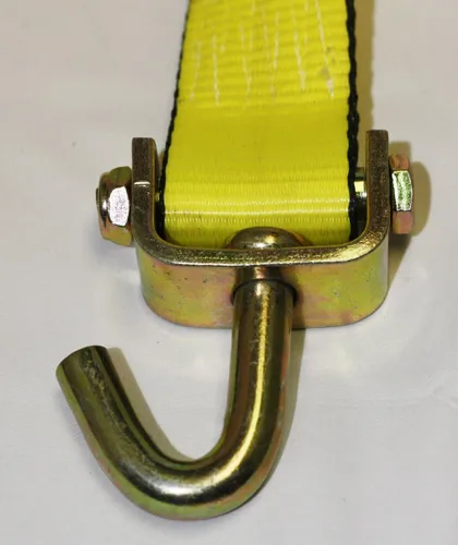 Vista 8 de Mytee Products Correa de trinquete sobre el neumático con ganchos en J giratorios y almohadillas de goma