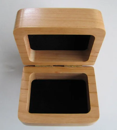 Vista 2 de LifeSong Milestones Caja de recuerdo de madera personalizada, regalos de primera comunión para niños, joyero, regalos de bautizo para niños, regalos