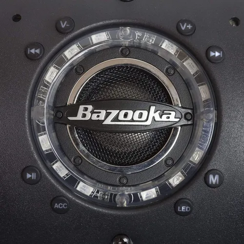 Vista 5 de Bazooka Barra de fiesta G3 con sonido y luces LED, sistema de altavoces Bluetooth, 36 pulgadas