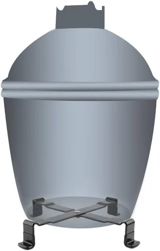 Vista 3 de Kamado - Soporte de mesa nido para huevos verdes grandes, mediano, accesorios para huevos verdes grandes, soporte nido para huevos verdes medianos