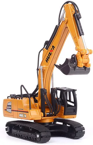 Vista 2 de Gemini&Genius Juguete de vehículo de construcción de excavadora con orugas 1:60 Excavadora