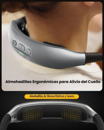 Vista 2 de Glocusent Luz de cuello con temporizador, luz de libro de 100 horas para Gris