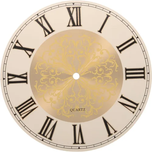 Vista 10 de Cabilock - Esfera redonda de 5.51 pulgadas, repuesto para reloj de pared, esfera de cuarzo, para proyectos de manualidades, placa frontal de metal