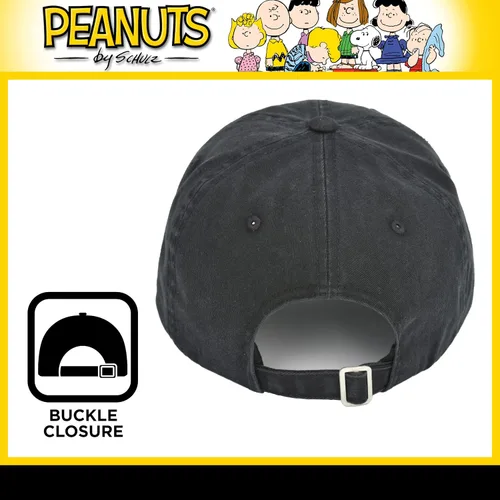 Vista 4 de Concept One Peanuts Snoopy Dad Hat Adult Adjustable Baseball Cap with Curved Brim