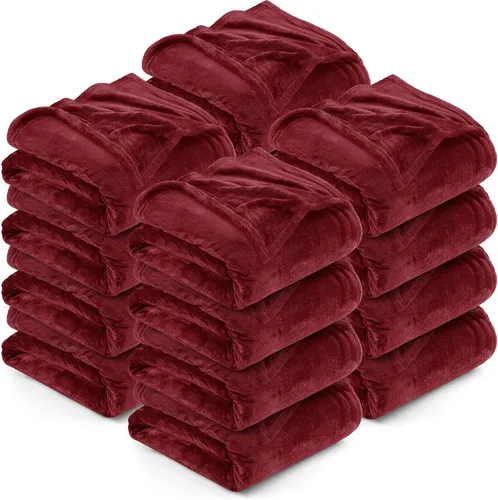 Vista 68 de Utopia Bedding - Manta de vellón de lujo, mullida, antiestática; manta de suave microfibra de 8.8 oz/yd² (300 g/m²) para sofá y cama; tamaño Gris