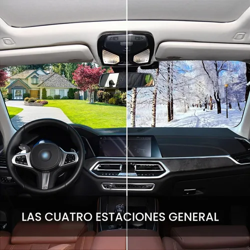 Vista 7 de Qilmy Parasol plegable para parabrisas de automóvil, diseño de ojo de gato negro, protector solar UV, 55 x 27.6 pulgadas