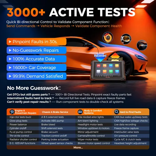 Vista 5 de Autel MaxiSYS MS906 MAX Scanner, 10.1'' 2026 V2.0 Upgrade of MS906 PRO