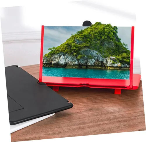 Vista 2 de Mikikit Lupa de pantalla de teléfono Amplificador de alta definición Lupa de pantalla de teléfono celular para el hogar