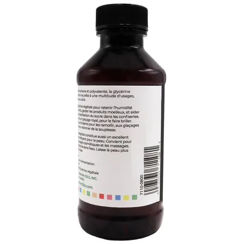 Vista 3 de LorAnn - Glicerina vegetal, botella natural de 4 onzas