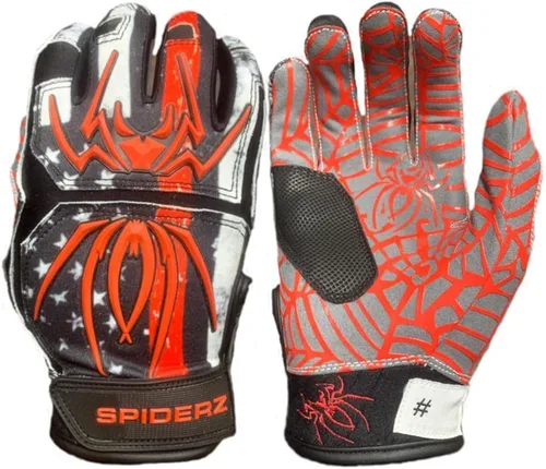 Vista 16 de Guantes de bateo híbridos de Spiderz