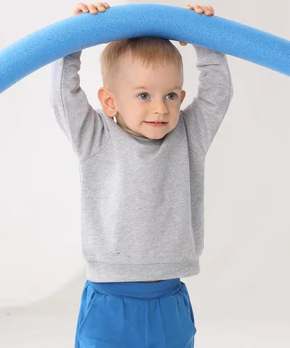 Vista 3 de GFQLONG Paquete de 2 sudaderas de algodón con cuello redondo para niños pequeños, camisetas de manga larga para bebé