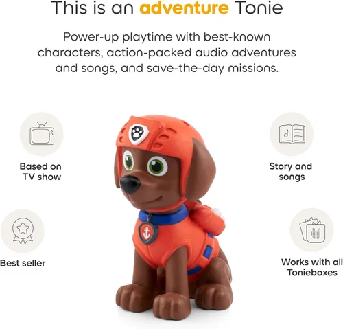 Vista 4 de Tonies Figura de juguete Zuma Audio de Paw Patrol