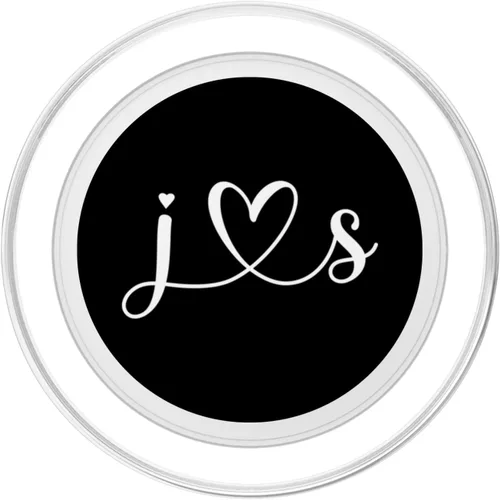 Vista 2 de J Love S Bride Boyfriend & Girlfriend J Letter y S Letter PopSockets MagSafe PopGrip para iPhone