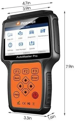 Vista 5 de FOXWELL NT680 Pro OBD2 escáner - Herramienta de escaneo de diagnóstico, escáner de coche de sistema completo - Lector de código de servicio