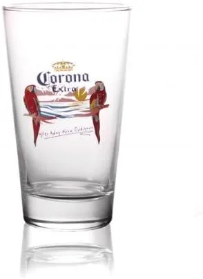 Vista 3 de BARCONIC Vasos de cerveza/pub Corona® de 16 oz - Paquete de 4
