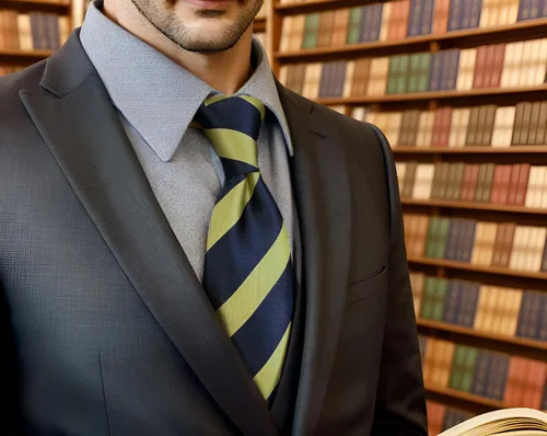 Vista 8 de S&W SHLAX&WING Corbata para hombres Lazos a rayas verde, amarillo y azul para trajes de negocios