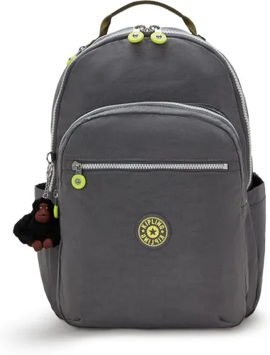 Vista 17 de Kipling Seúl - Mochila pequeña para tableta, diseño de flores acuáticas, talla única