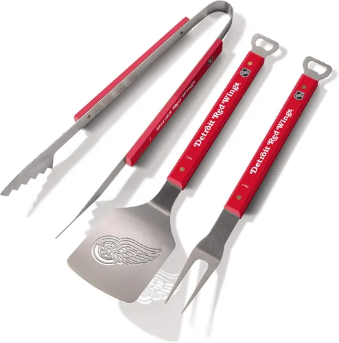 Vista 8 de YouTheFan NHL - Juego de 3 parrillas para barbacoa Spirit Series
