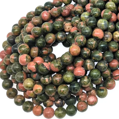 Vista 19 de Cuentas de ágata de pavo real natural de 0.236 in, cuentas redondas lisas de materiales de bricolaje, pulsera, collar, aretes, fabricación de joyas