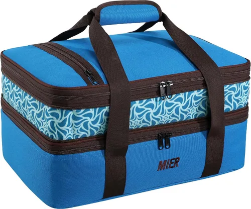 Vista 17 de MIER - Porta cacerola expandible aislada para bandejas de horno de 9 x 13 pulgadas, color negro