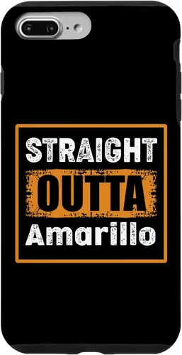 Vista 12 de Straight Outta Amarillo Texas USA Retro Distressed Vintage Case for iPhone 17