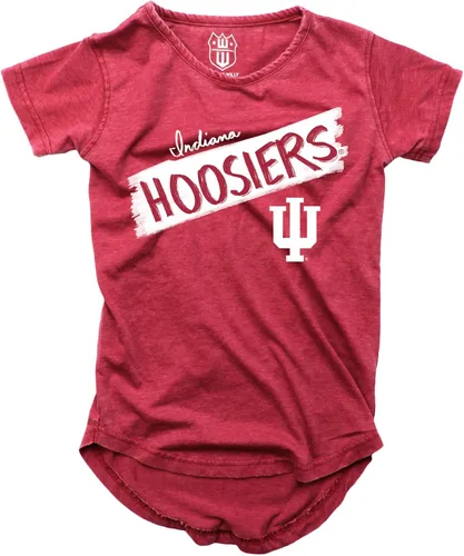 Vista 41 de Wes and Willy NCAA - Camiseta Burnout para niñas S/S