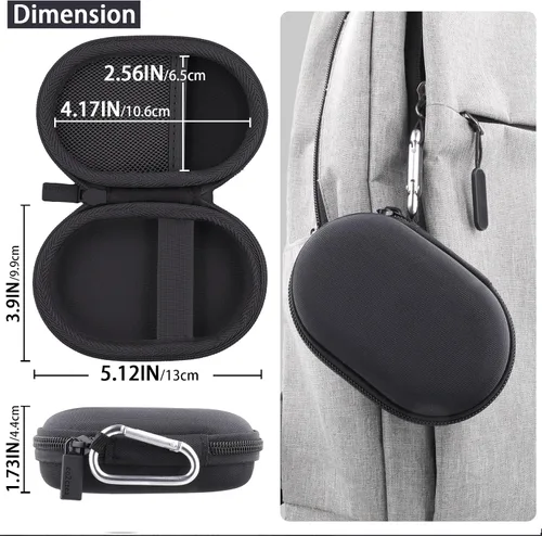 Vista 7 de co2CREA Funda rígida de repuesto para Logitech Pebble M350 / M350s / M355 / i345 / i345 ratón inalámbrico Bluetooth