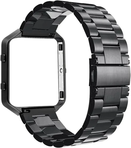 Vista 8 de Simpeak Correa de metal de acero inoxidable para mujeres y hombres con marco de acero inoxidable compatible con Fitbit Blaze, herramienta