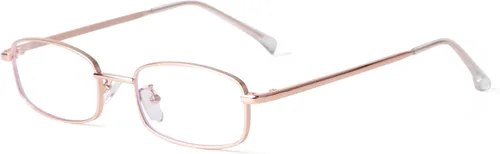 Vista 8 de ADE WU Gafas de moda para mujer y hombre, lentes rectangulares Y2K de luz azul de los años 90, de metal, dorado, plateado, negro, anteojos falsos