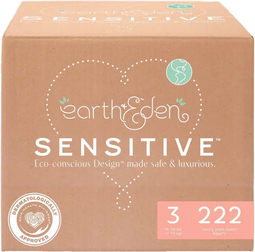 Vista 7 de Earth & Eden Sensitive Pañales ecológicos e hipoalergénicos Talla 1 176